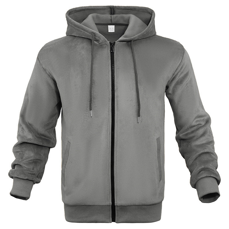 Sweat à capuche de sport pour homme Respirant Poches