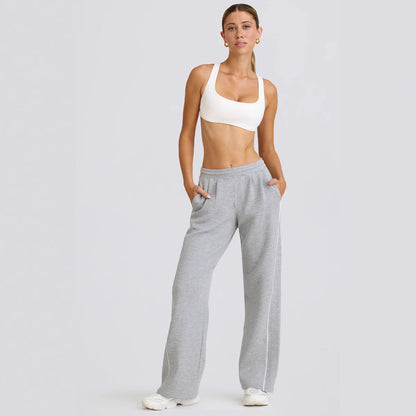 Damen Sport Hose Bequem Freizeit Schnitt - IdealeKleiden