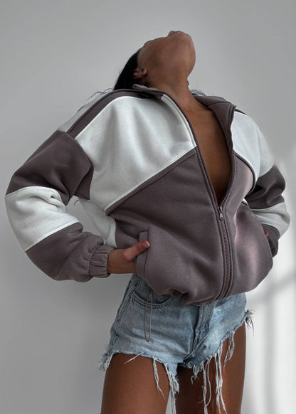 Veste d'hiver pratique avec fermeture éclair