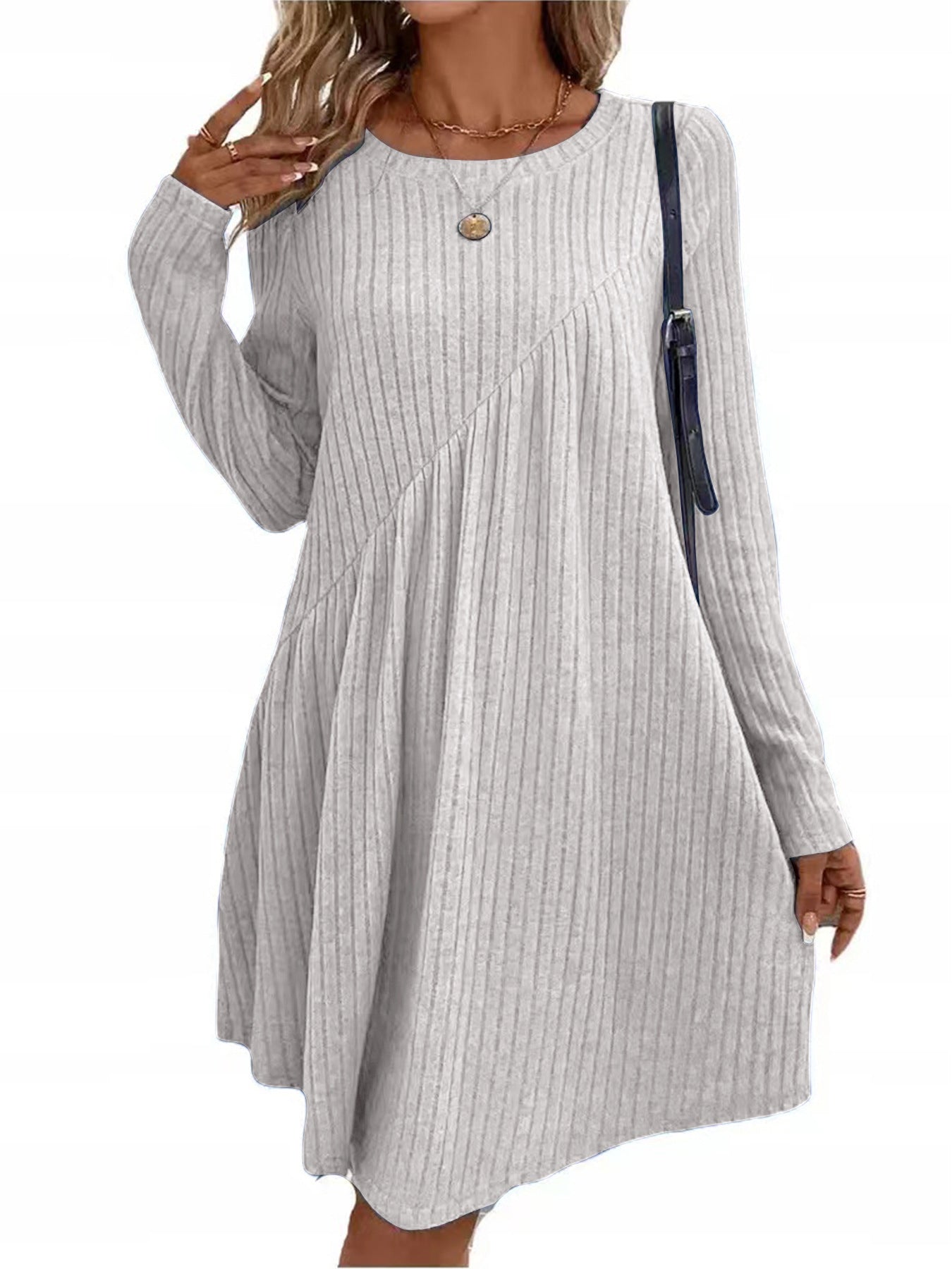 Robe Femme Décontractée Asymétrique Tendance