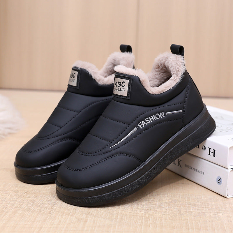 Chaussures de sport doublées antidérapantes confortables pour femmes