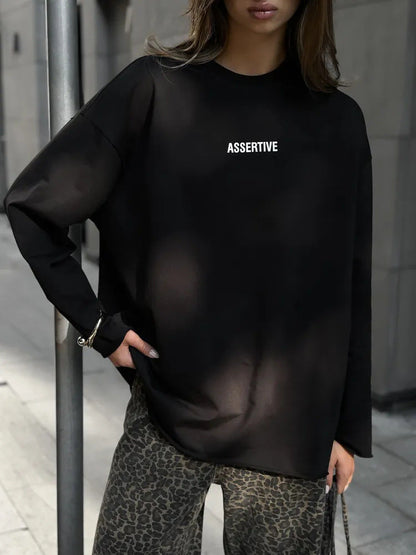 Sweat-shirt Oversize Femme Sportif Grande taille