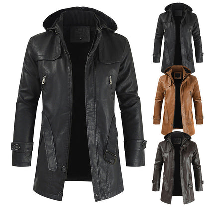 Herren Winterjacke Kapuze Modern Style - IdealeKleiden