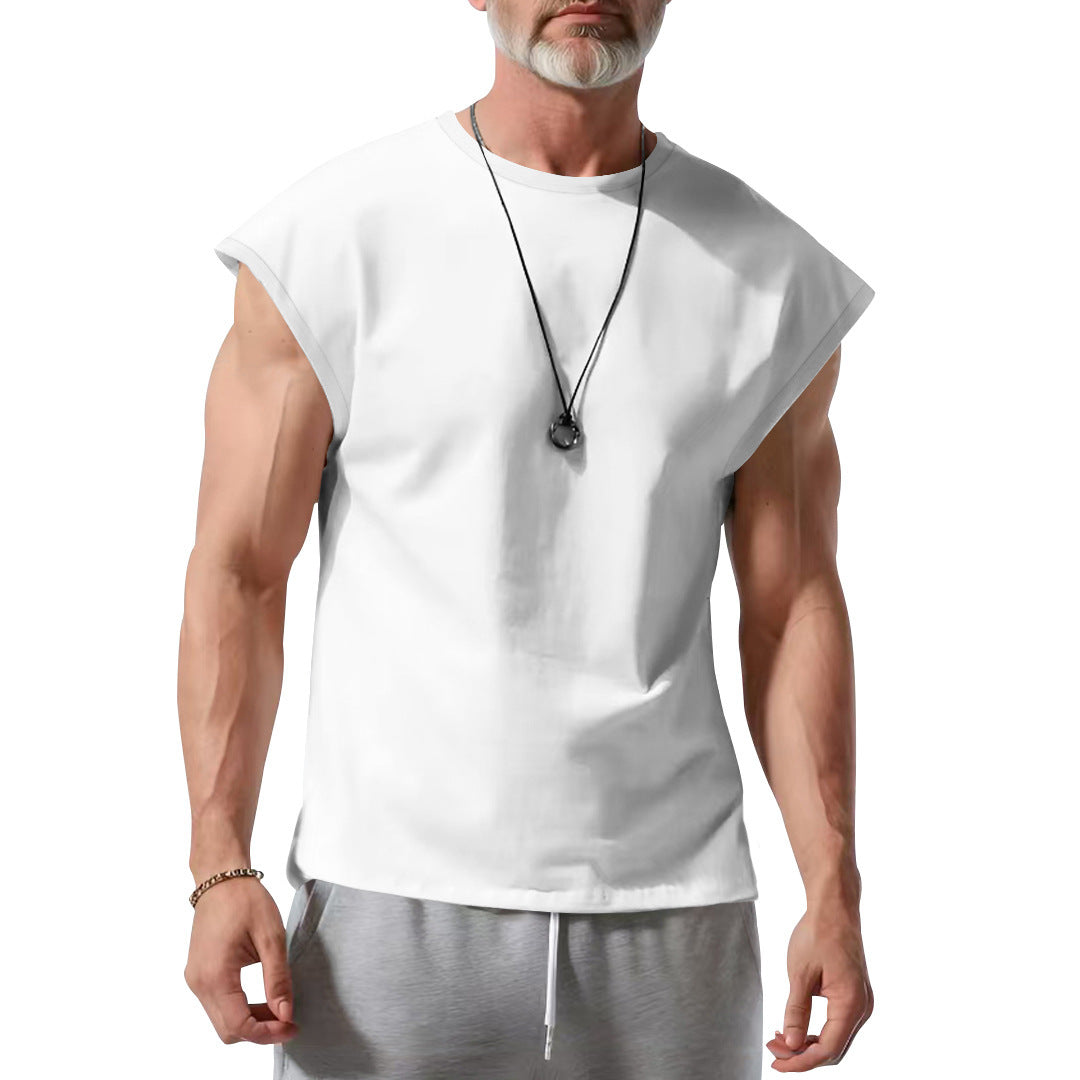 T-shirt de sport pour homme Respirant Confort Coton