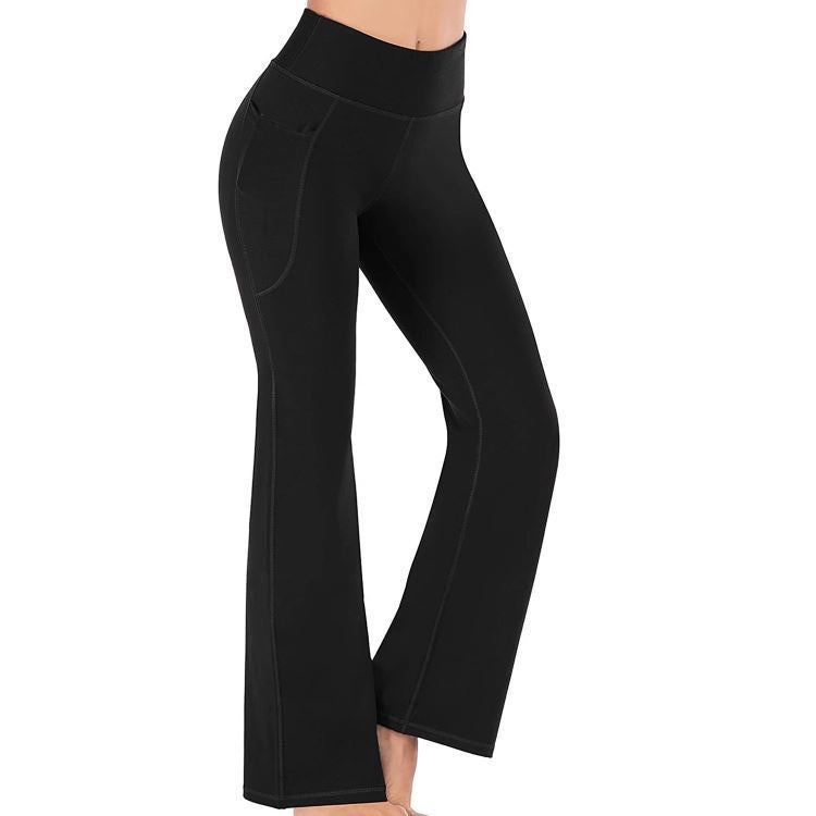 Legging de sport pour femme taille haute confortable avec poches latérales