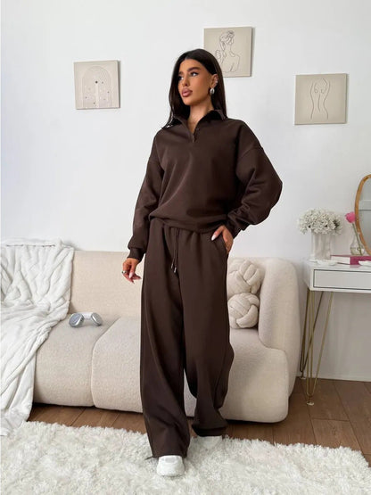 Ensemble de polo léger et pantalon confortable pour femme