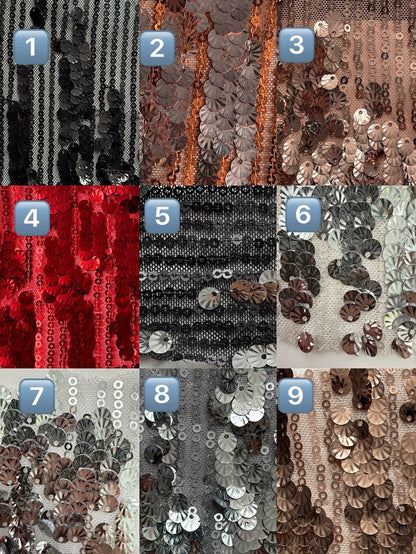 Tissu pailleté pour robes de soirée Femme Paillettes chatoyantes