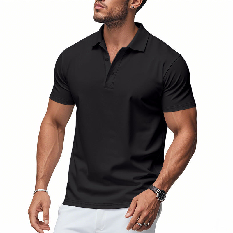 Polo Homme Séchage Rapide Élégant Coupe Slim