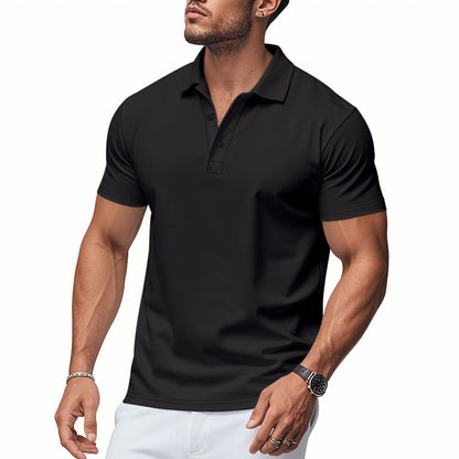 Polo Homme Séchage Rapide Élégant Coupe Slim