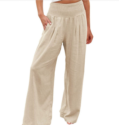 Pantalon palazzo léger pour femmes Mode d'été