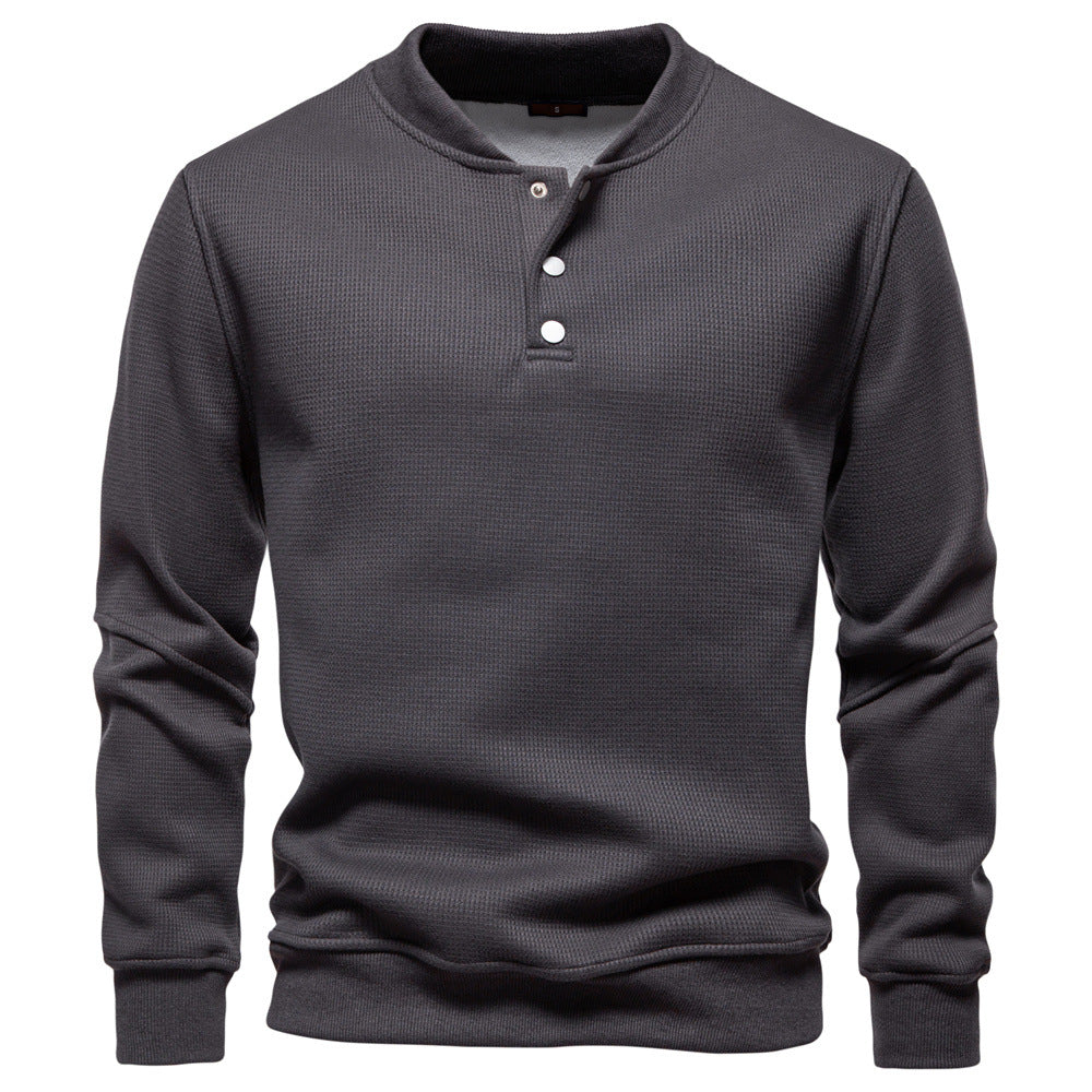 Herren Pullover Langarm Strukturiert Modern - IdealeKleiden