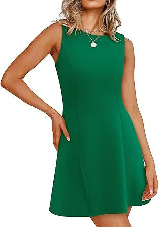 Robe d'été femme trapèze élégante courte