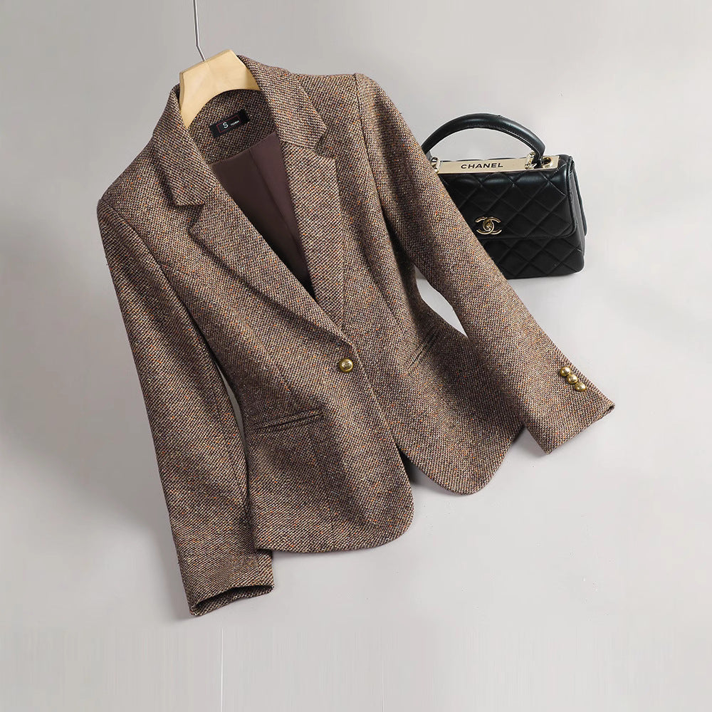Blazer élégant pour femme Coupe cintrée Qualité luxe