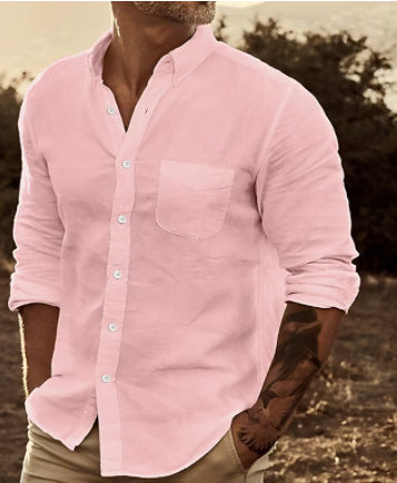 Chemise légère respirante pour homme, mode estivale