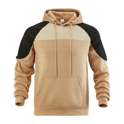 Pull de sport homme capuche lacet moderne
