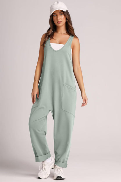 Combinaison femme confort avec grandes poches et tissu stretch