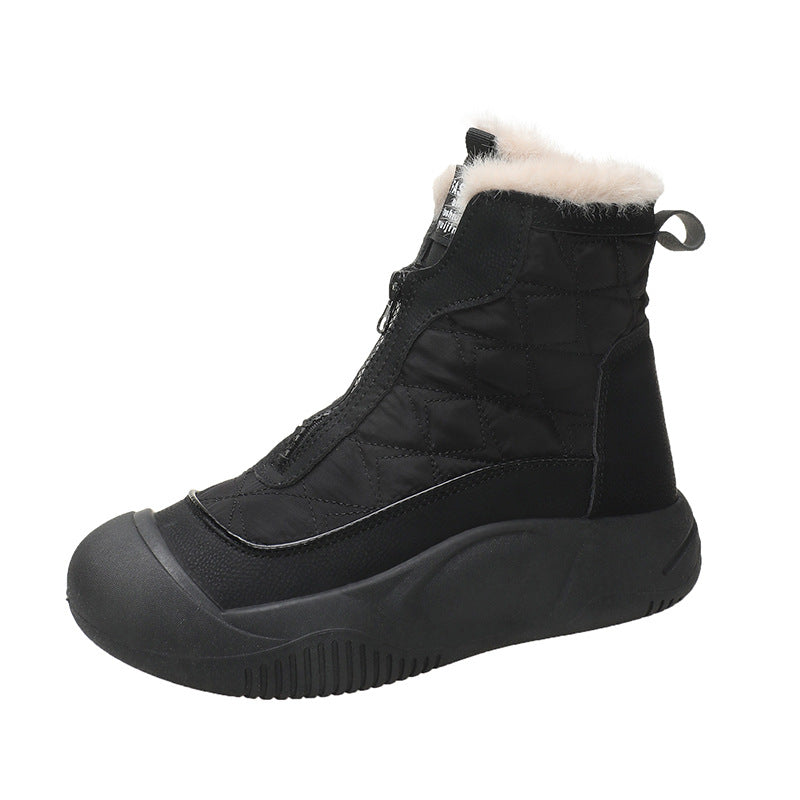 Bottes d'hiver pour femme isolées chaudes confortables neige