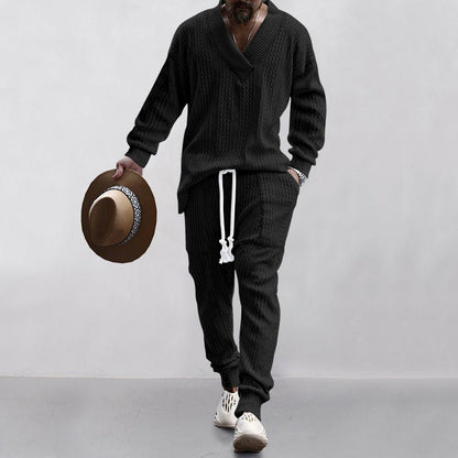 Ensemble de costume en maille moderne pour homme