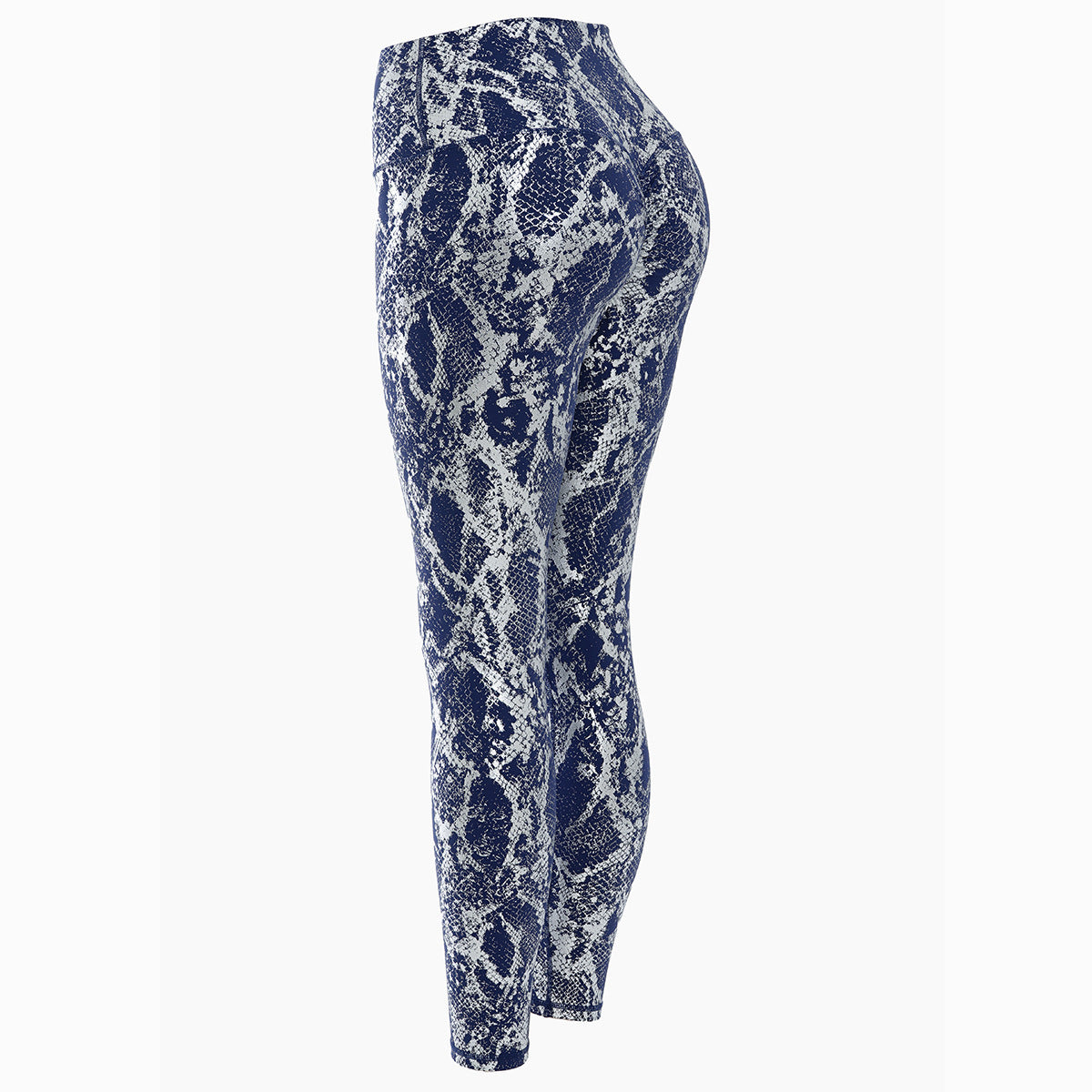Legging de sport femme motif serpent taille haute