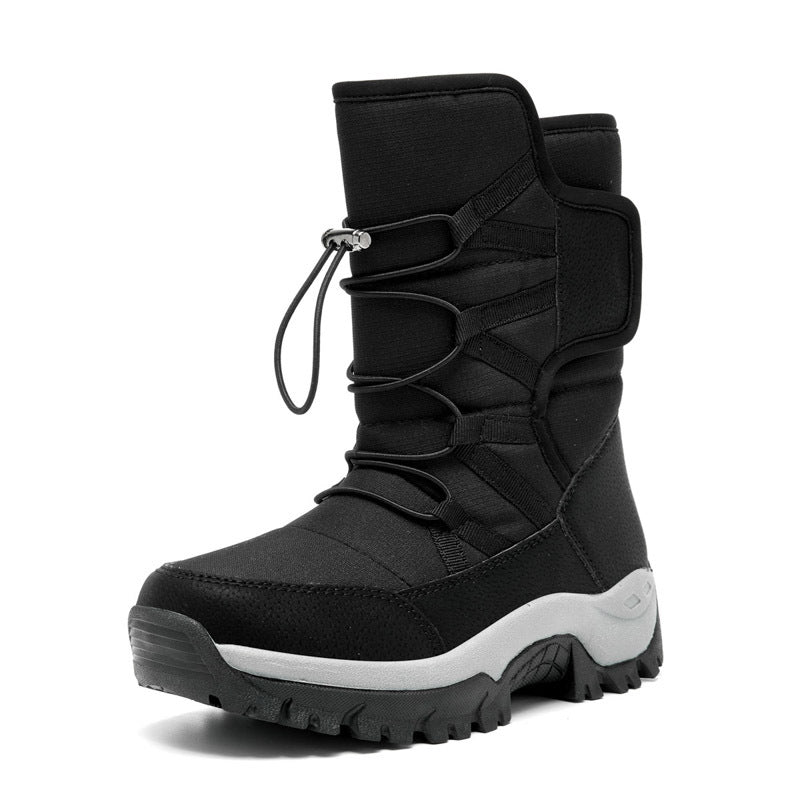 Bottes d'hiver femme Antidérapantes Système de laçage rapide