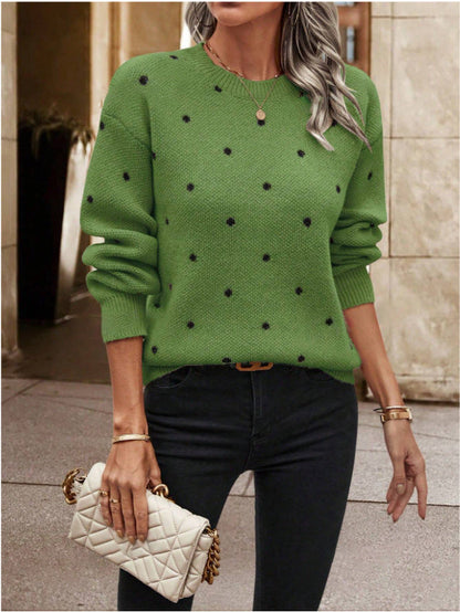 Pull tendance en tricot pour femme