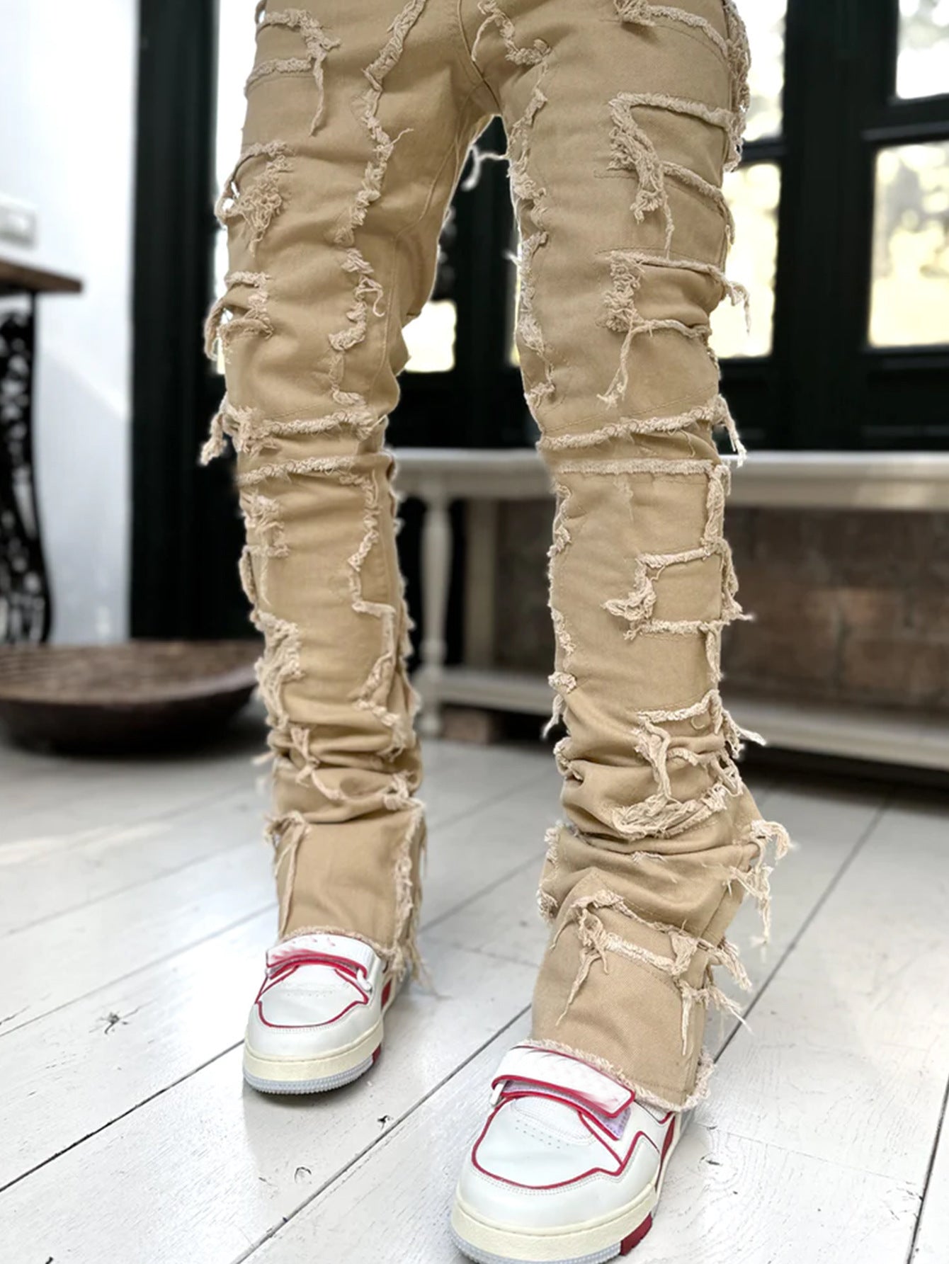 Jeans homme coupe slim, look moderne