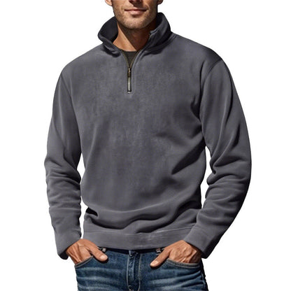Polaire homme chaude col montant moderne