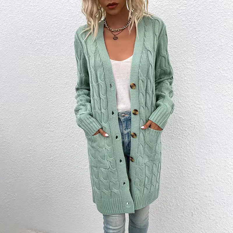 Gilet long tendance décontracté pour femme