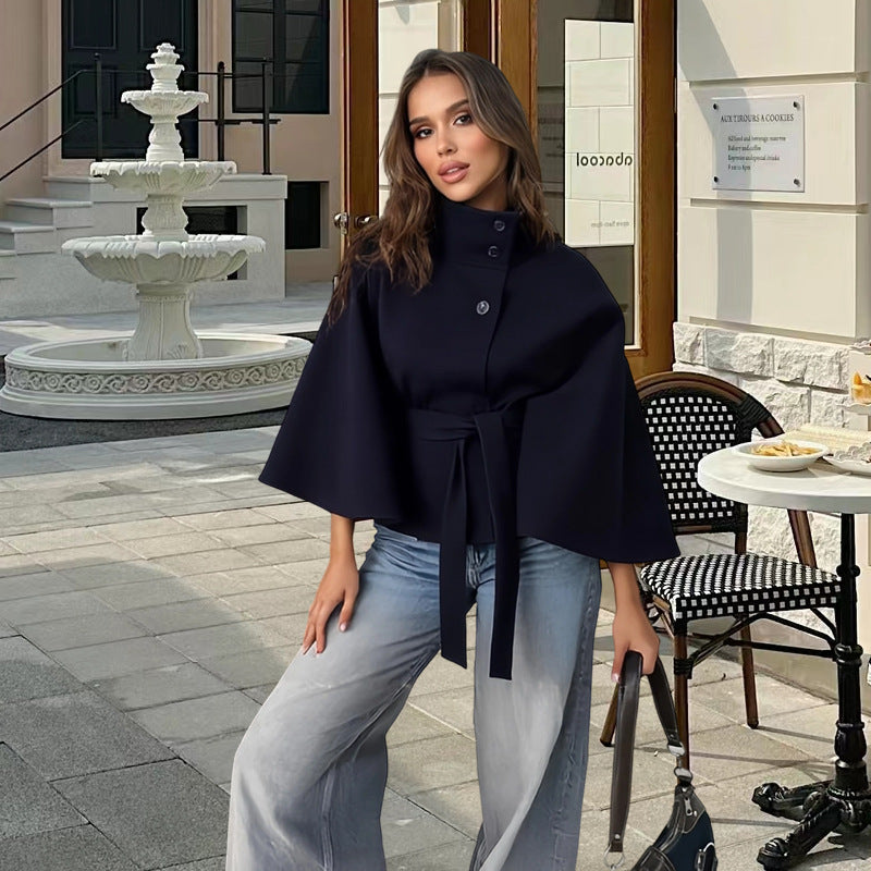 Cardigan cache-cœur élégant pour femme avec ceinture