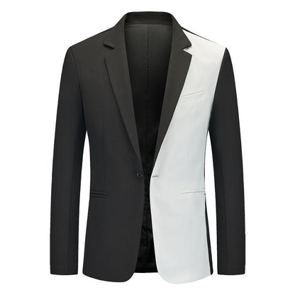 Blazer homme coupe moderne détails contrastants