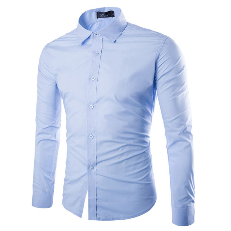 Chemise homme élégante manches longues moderne