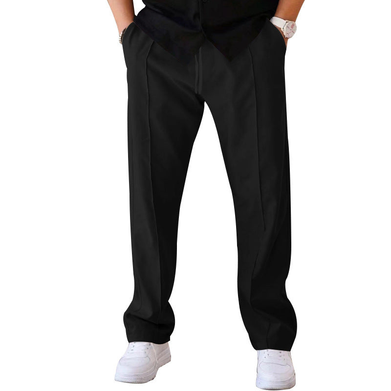 Pantalon décontracté homme Coupe droite élégante