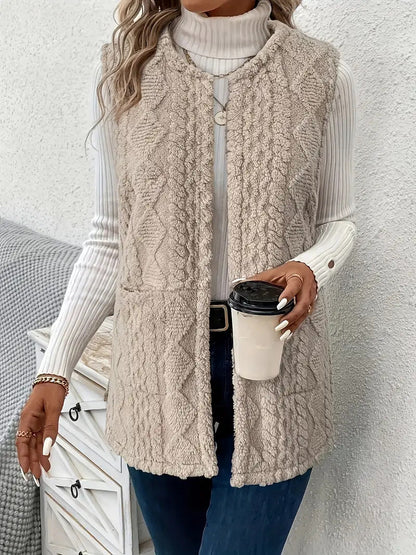 Gilet tricoté pour femmes Design de luxe Élégant