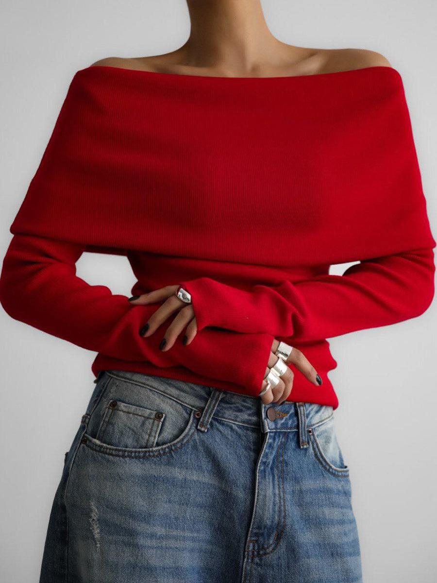 Haut de femme élégant à épaules dénudées