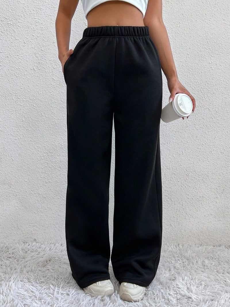 Pantalon pour femme Confortable Taille haute Coupe ample
