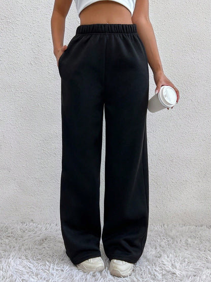 Pantalon pour femme Confortable Taille haute Coupe ample