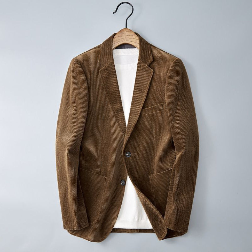 Modische Cordjacke Smart Casual Design - IdealeKleiden
