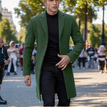 Manteau homme Design élégant Coupe noire