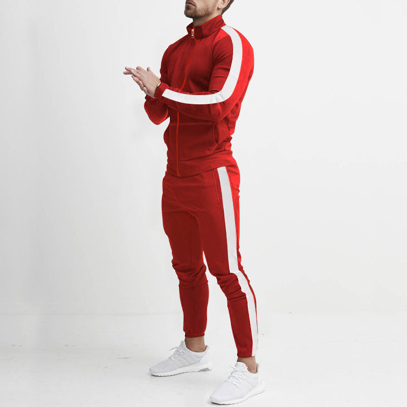 Survêtement de sport pour homme design à rayures