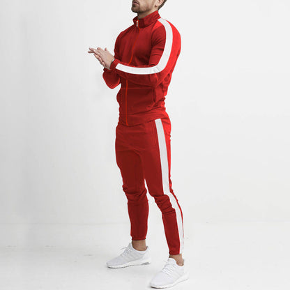 Survêtement de sport pour homme design à rayures