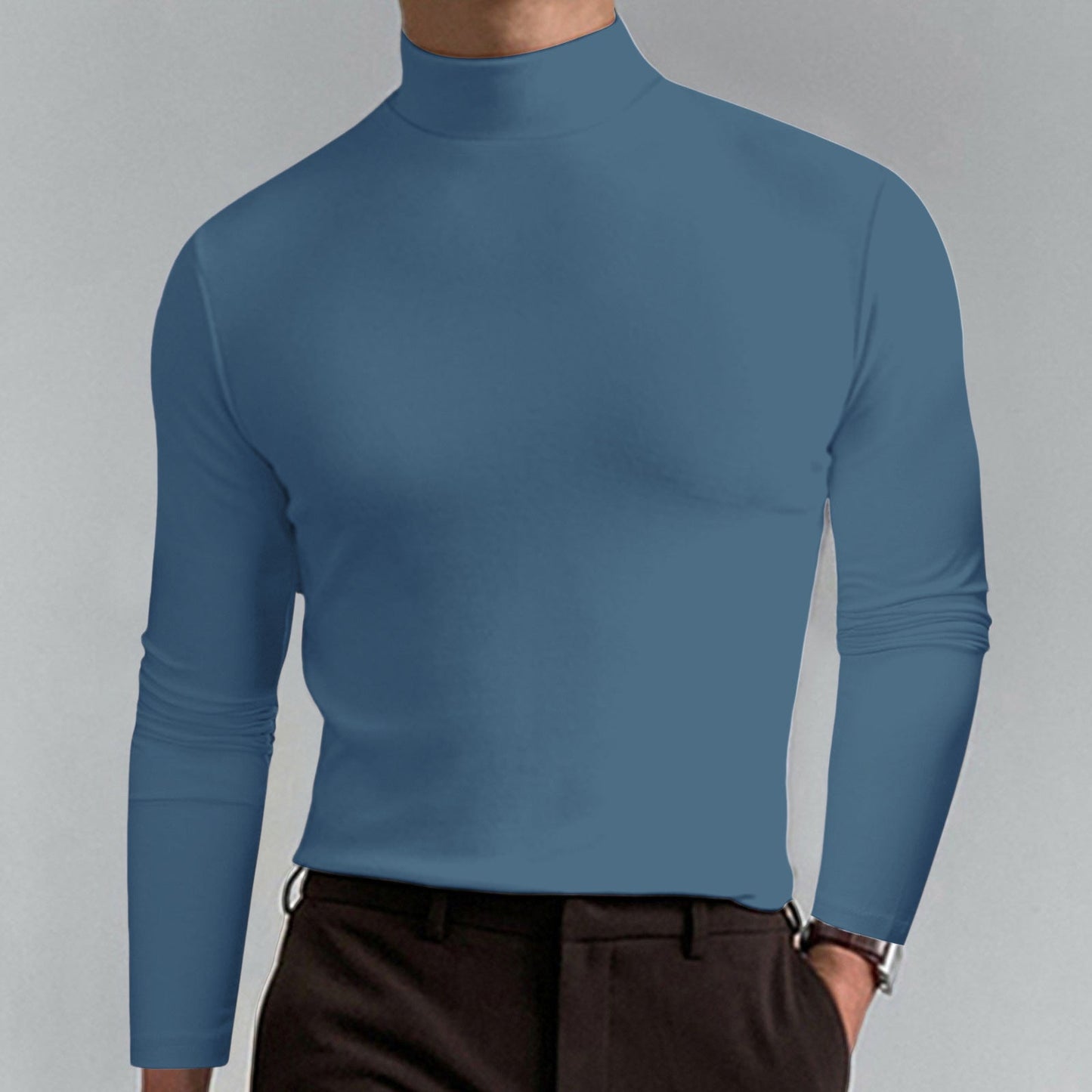 Pull col roulé homme chic et moderne