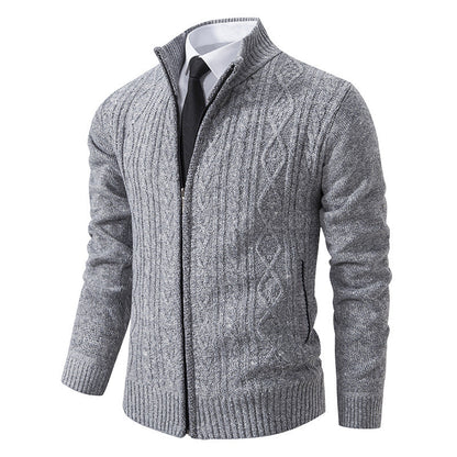 Gilet homme col montant motif tendance