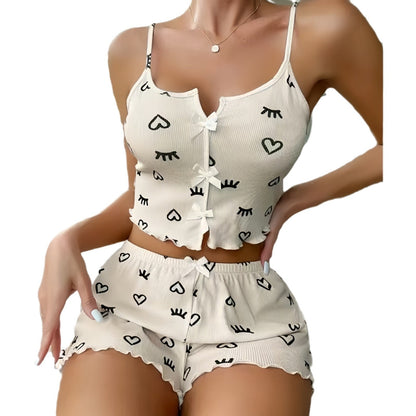 Ensemble de pyjama doux tendance pour femmes