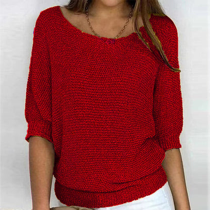 Pull uni élégant