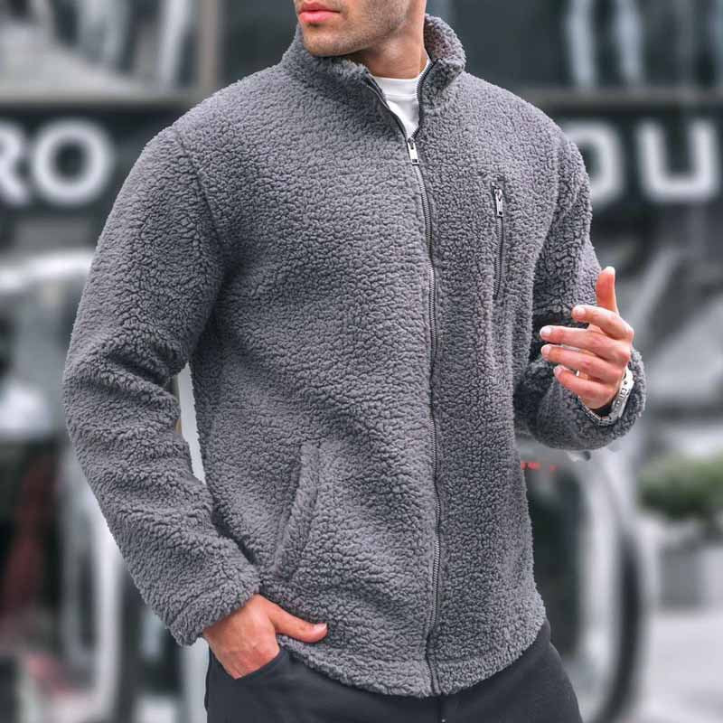 Veste polaire homme Chaude Pratique Fermeture éclair