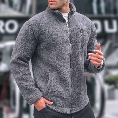 Veste polaire homme Chaude Pratique Fermeture éclair