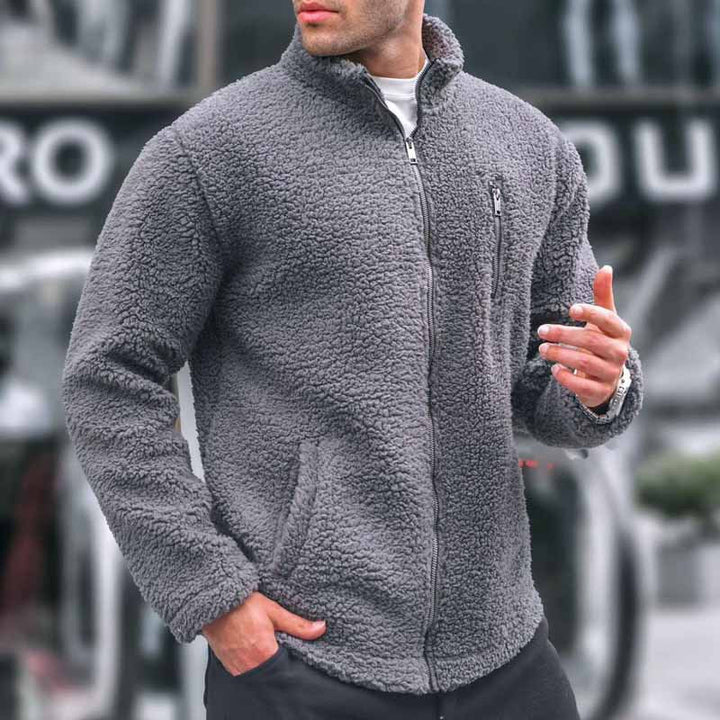 Veste polaire homme Chaude Pratique Fermeture éclair