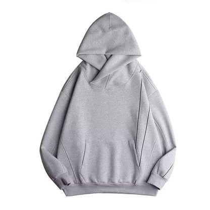 Sweat-shirt à capuche pour homme, moderne, col montant, pratique