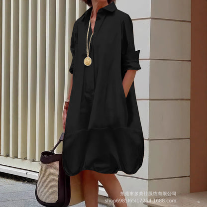Robe d'été légère pour femme avec poches