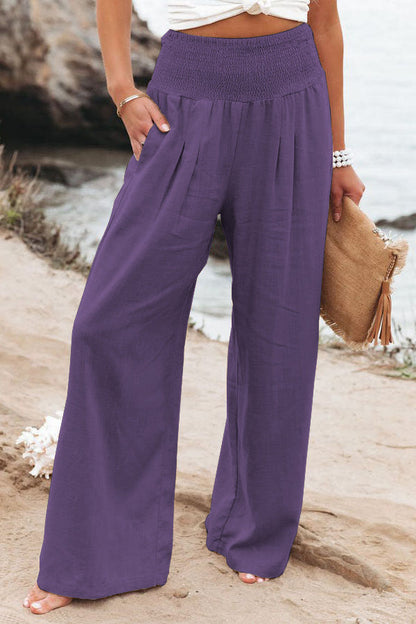 Pantalon en lin femme confortable et élégant